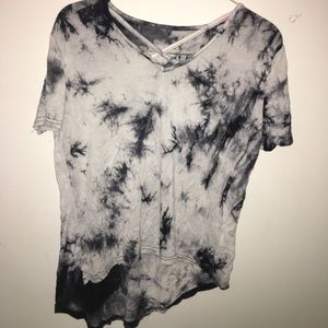 Very cute black and white tie dye shirt